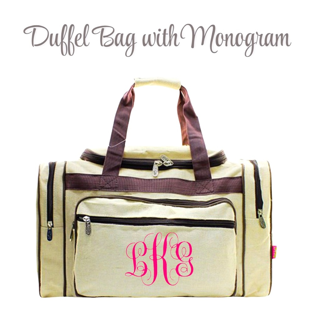 Duffel Bag with Monogram